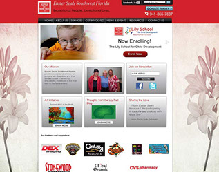 easter seals southwest florida web site design