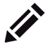 small black pencil icon
