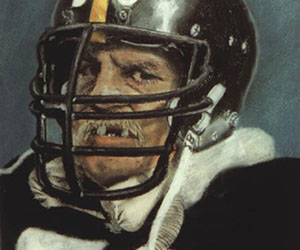 Jack Lambert pastel drawing