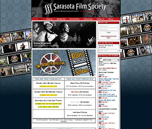 sarasota film society web design