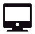 small black monitor icon