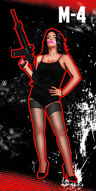 girls with guns tshirt