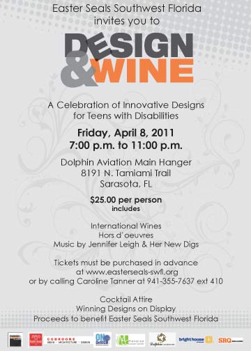 design and wine magazine ad