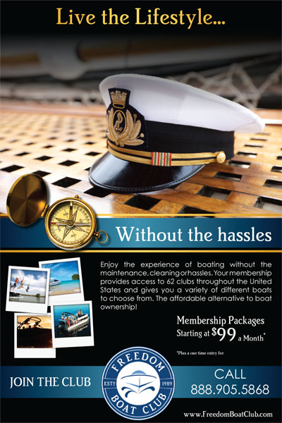 freedom boat club newspaper ad