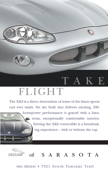 Jaguar newspaper ad